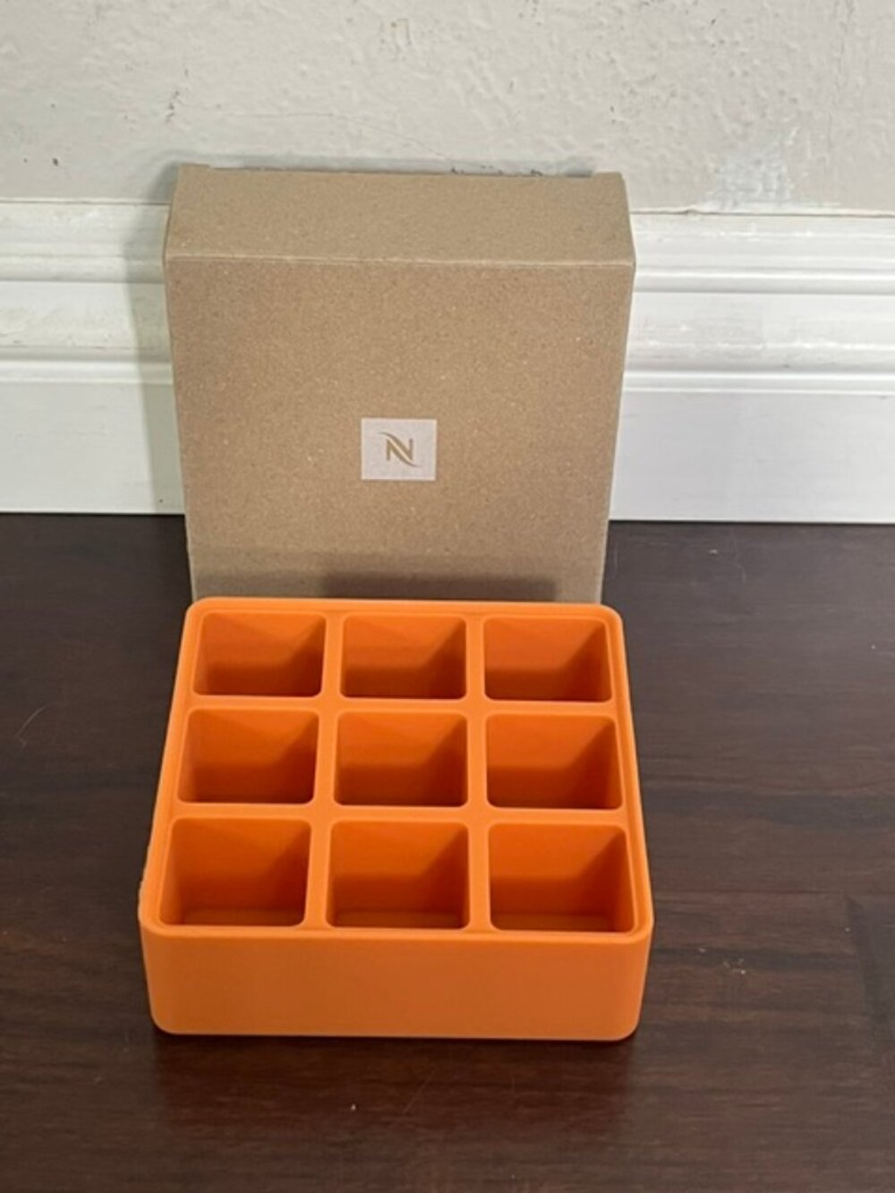 Nespresso Barista Ice Cube Tray Orange